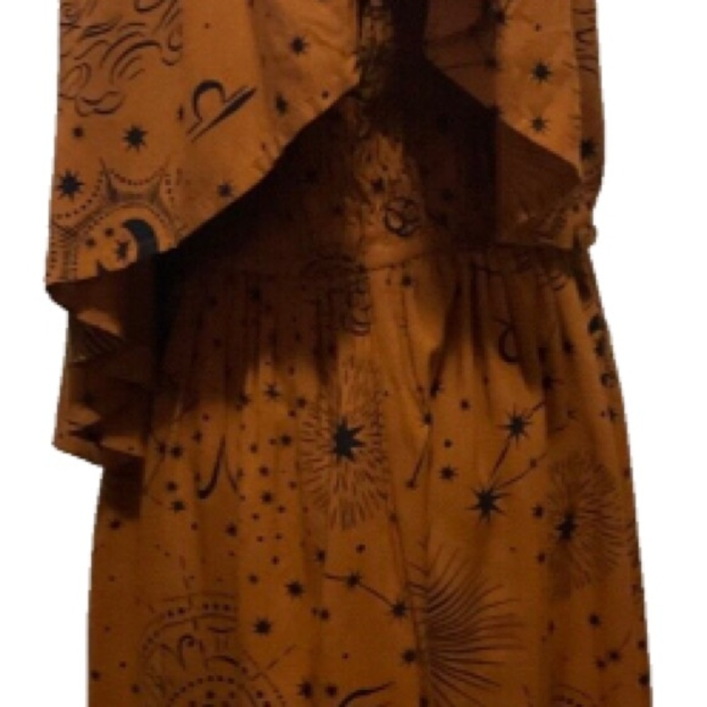Patrons Of Peace Size Small Astrology Celestial Midi Dress - Picture 2 of 8